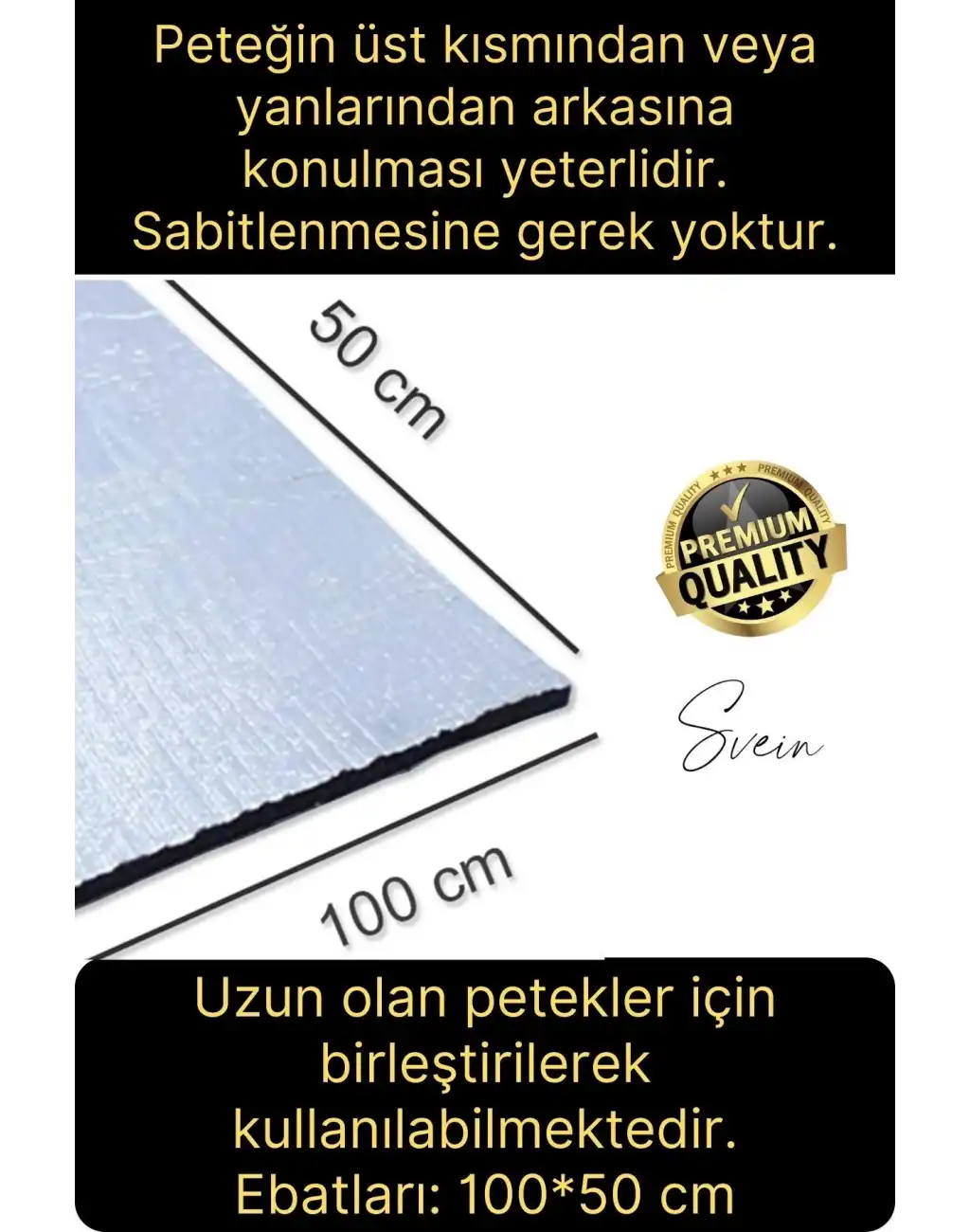 10 Adet Petek Arkası 1 Cm Isı Yalıtım Levhası Radyatör Izolasyon Kalorifer Ev Ofis Tasarruf Arkalığı