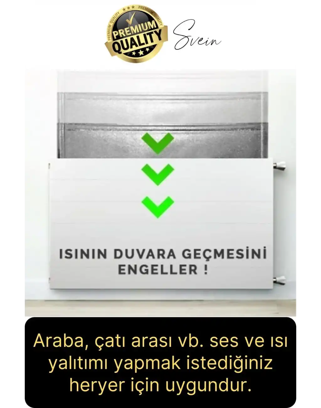20 Adet Petek Arkası 1 Cm Isı Yalıtım Levhası Radyatör Izolasyon Kalorifer Ev Ofis Tasarruf Arkalığı