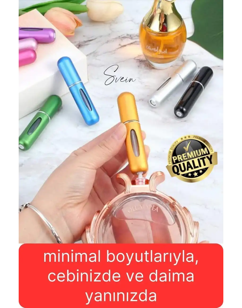 3 Adet Doldurulabilir Mini Cep Parfüm Şişesi Seyahat Yolculuk Sprey Kolonya Koku İçin Taşınabilir