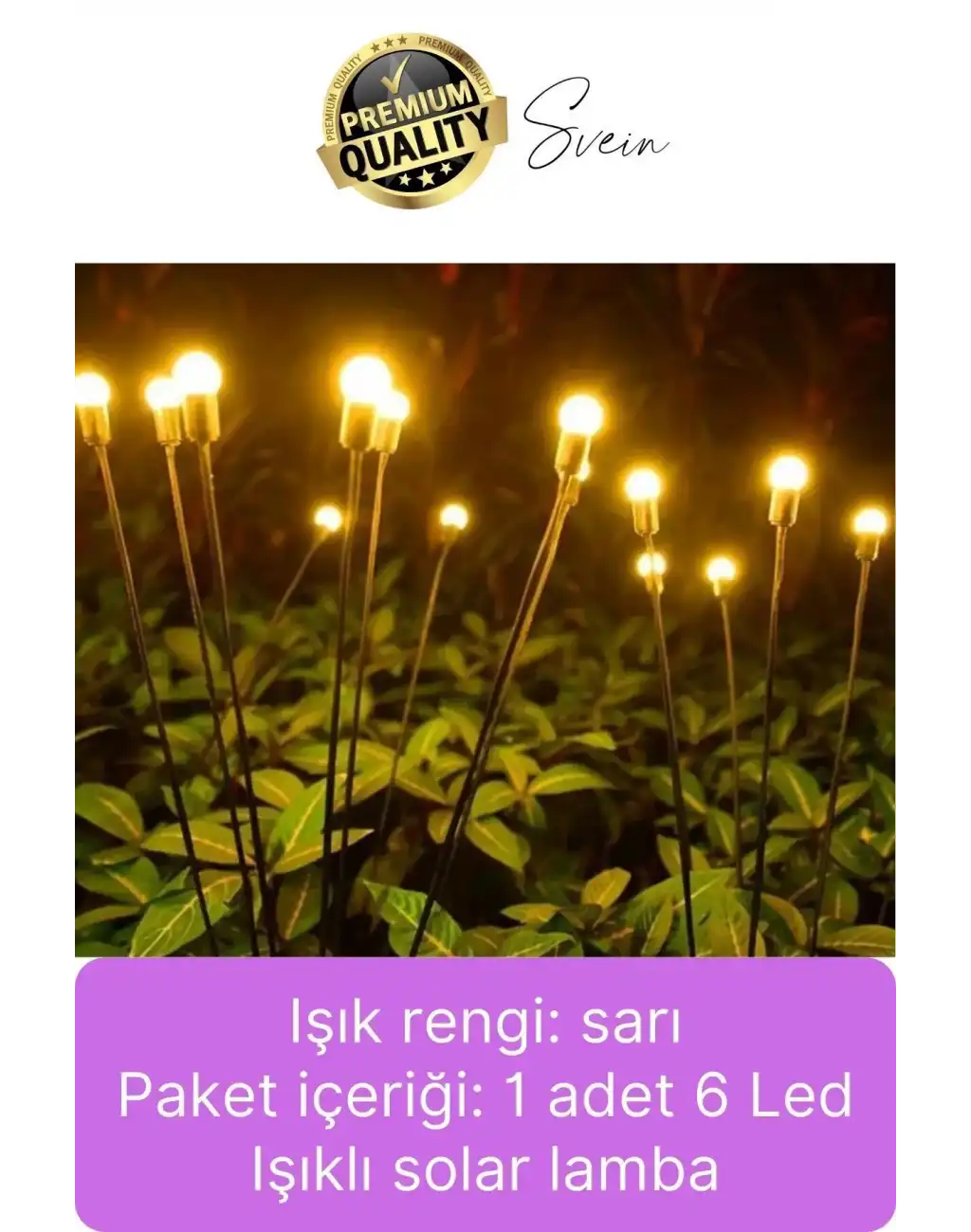 Premium Güneş Enerjili Solar Dış Mekan Su Geçirmez Bahçe Peyzaj Aydınlatma Süs Led Işık Saçaklı