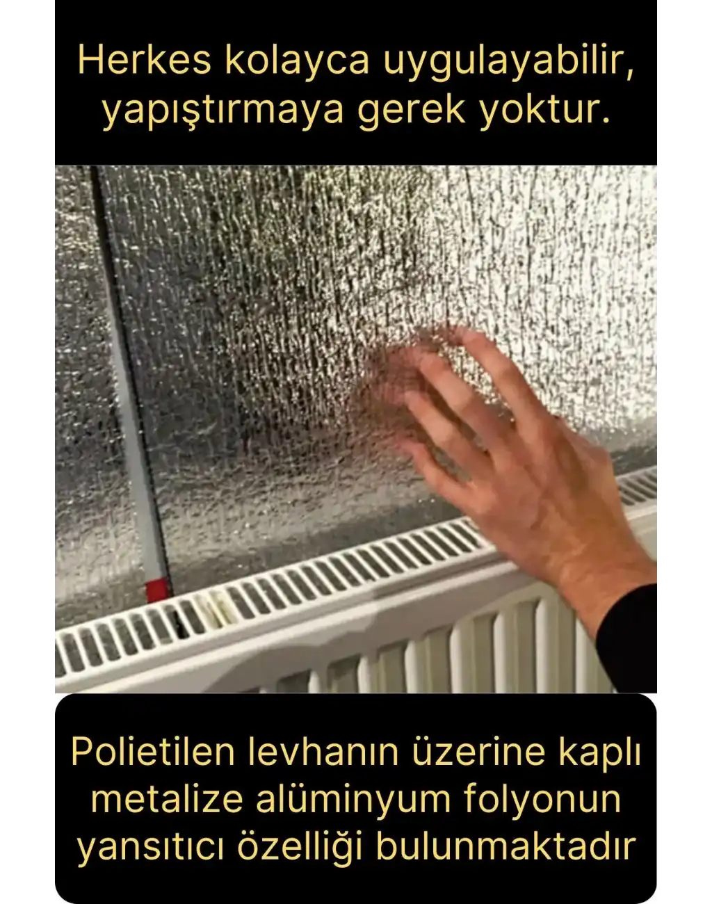 2 Adet Petek Arkası 1 Cm Isı Yalıtım Levhası Radyatör Izolasyon Kalorifer Ev Ofis Tasarruf Arkalığı