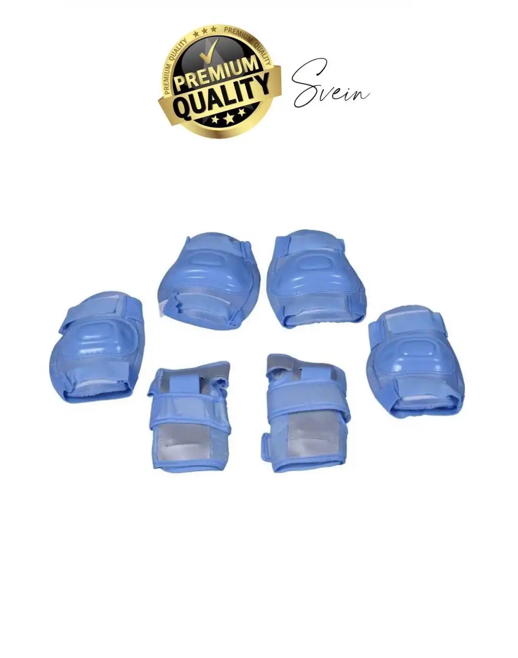 Premium Çocuk İçin Paten Kaykay Scooter Bisiklet Koruyucu Dizlik Dirsek Set Takımı 6 Parça Ekipman