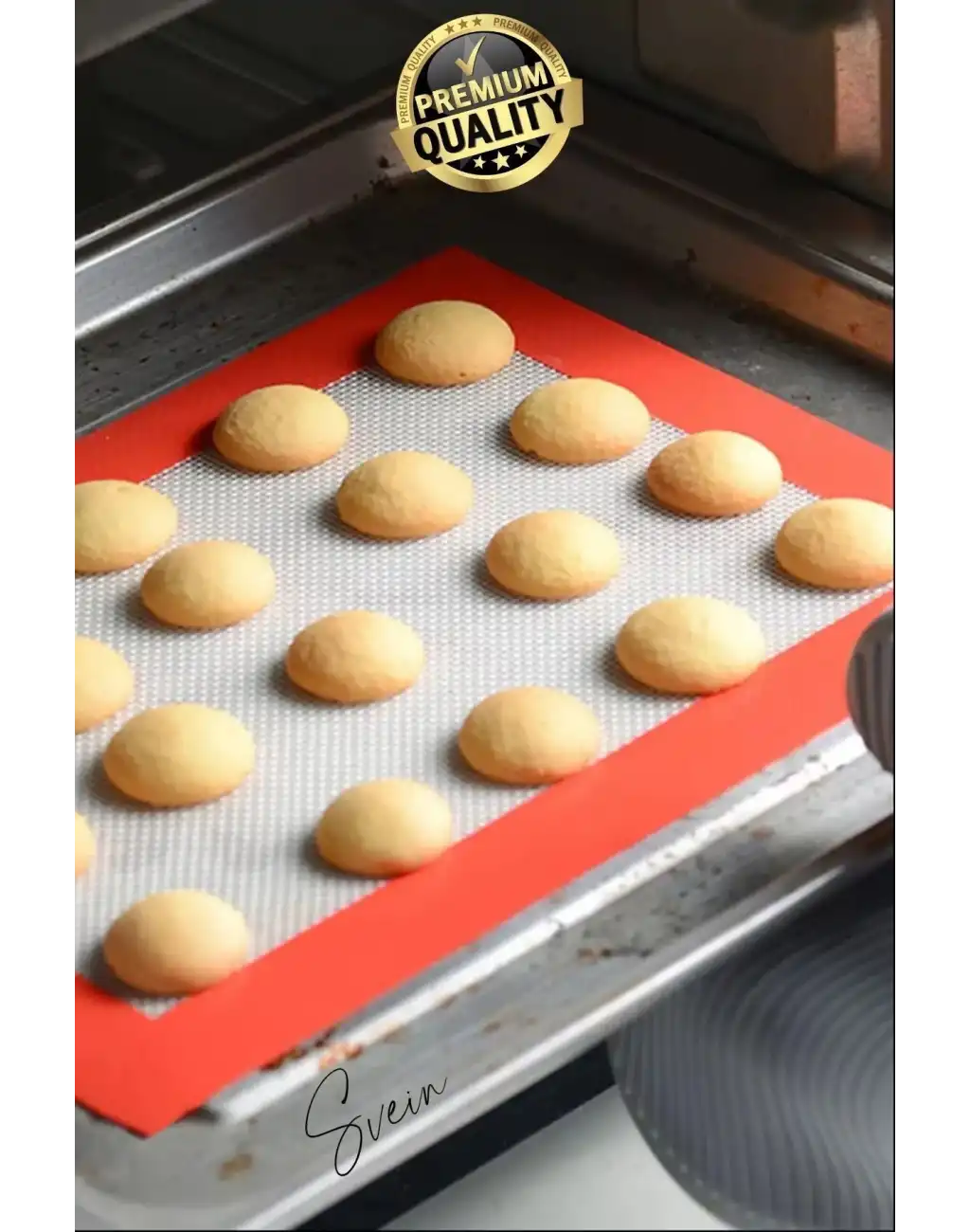 Fırınlanabilir Kendinden Yağlı Silikon Pişirme Matı Profesyonel Silpat Yanmaz Yapışmaz Yıkanabilir