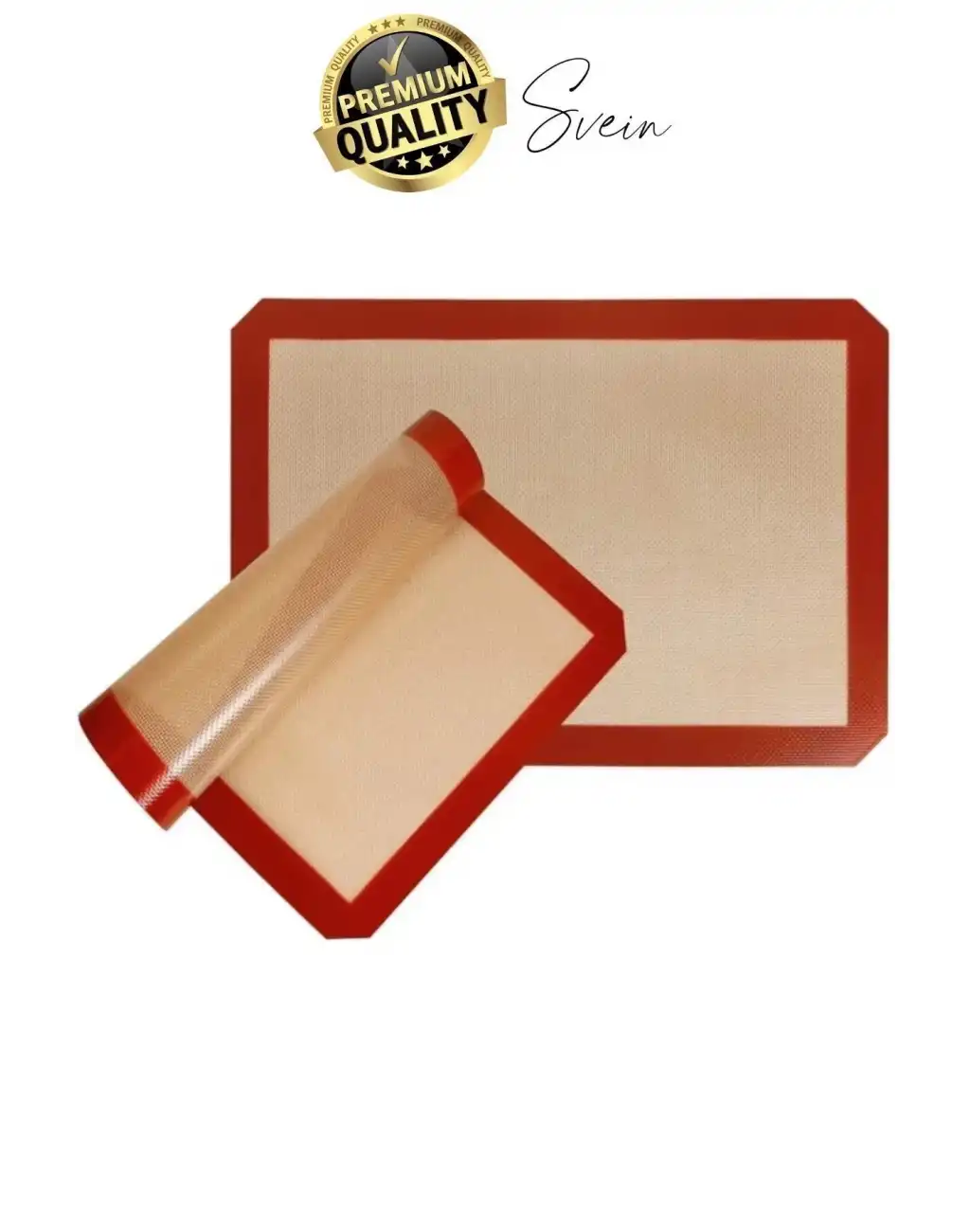 Fırınlanabilir Kendinden Yağlı Silikon Pişirme Matı Profesyonel Silpat Yanmaz Yapışmaz Yıkanabilir