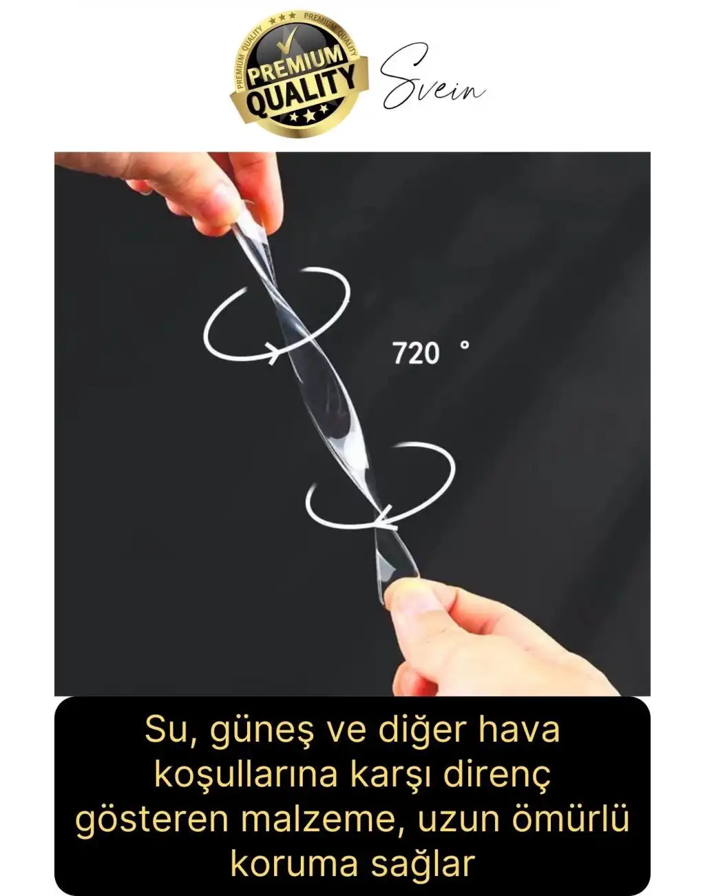 Güçlü Kalın Silikon Oto Darbe Çizik Koruyucu Şeffaf Kendiliğinden Yapışkanlı Bant Kapı Kolu Sürtme