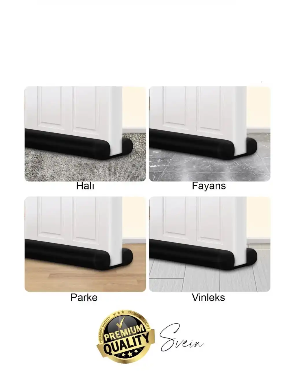 Pratik Yakıt Tasarrufu Kapı Altı Isı Yalıtım Çift Taraflı Rüzgar Toz Soğuk Önleyici Süngeri Stoper