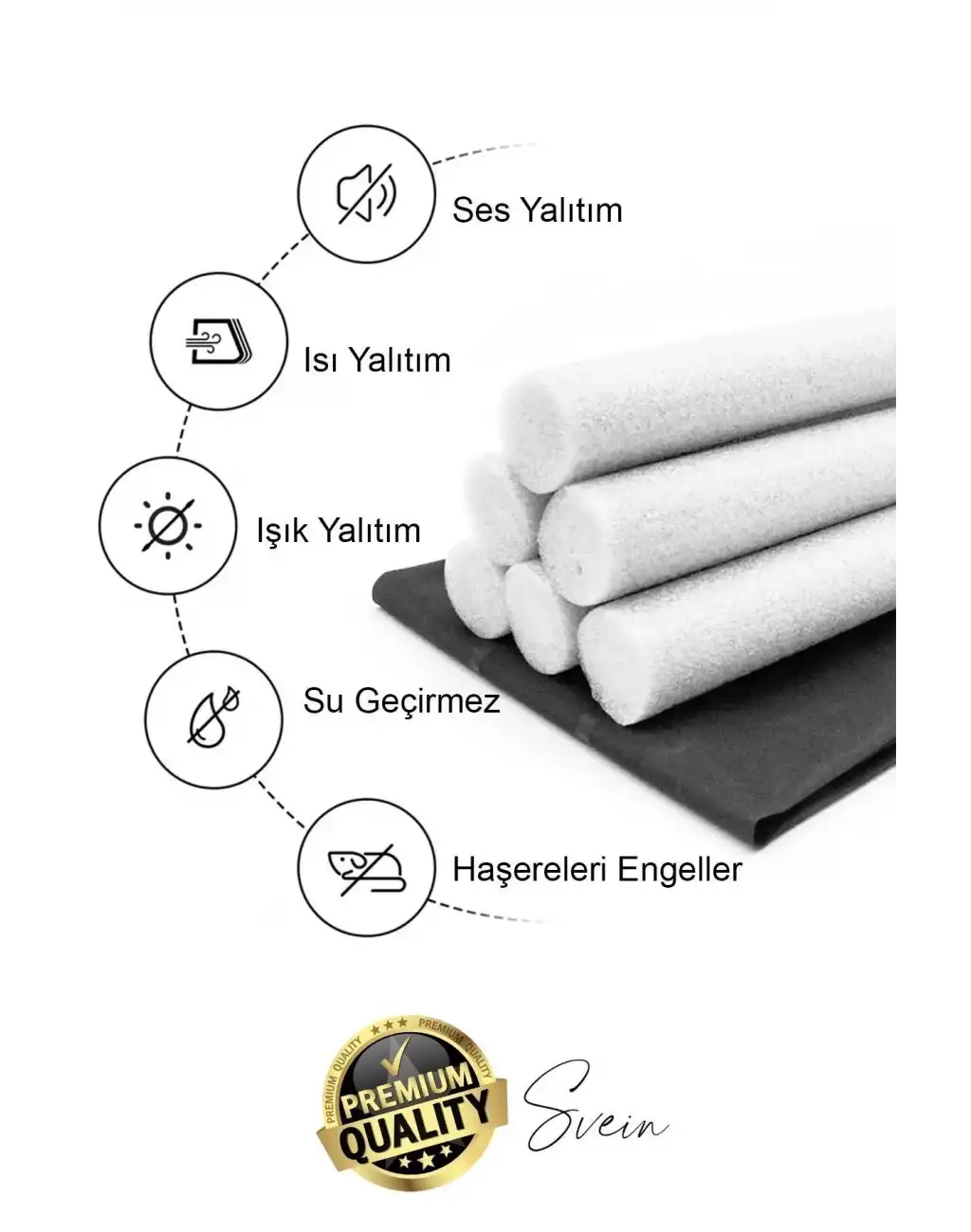 Pratik Yakıt Tasarrufu Kapı Altı Isı Yalıtım Çift Taraflı Rüzgar Toz Soğuk Önleyici Süngeri Stoper