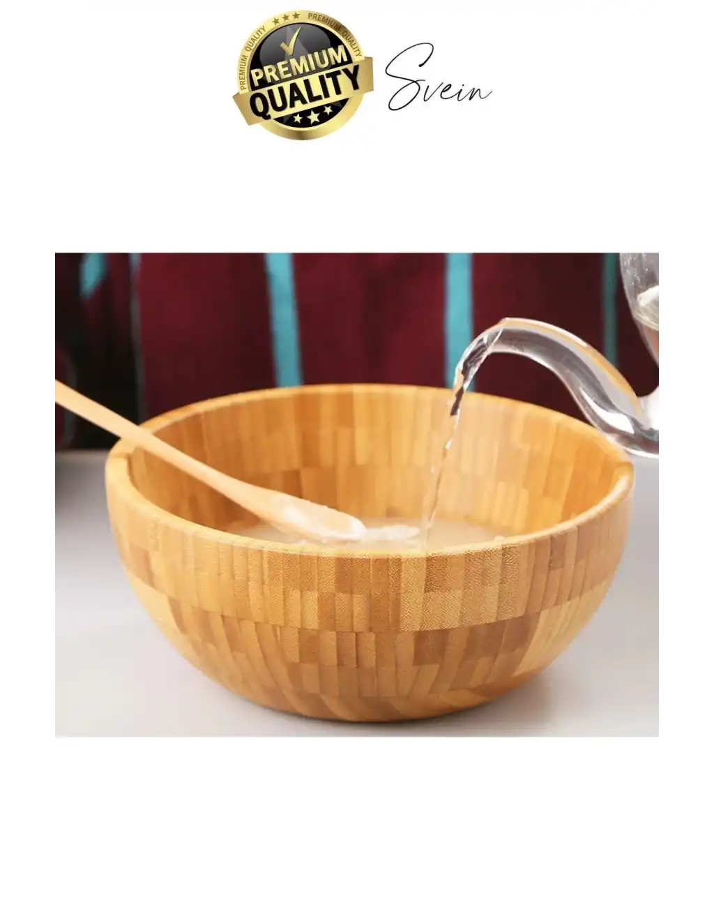 Özel Üretim 20 cm Bambu Kase Doğal Sağlıklı Makarna Salata Meyve Yemek Tabağı Servis Ahşap Çerezlik