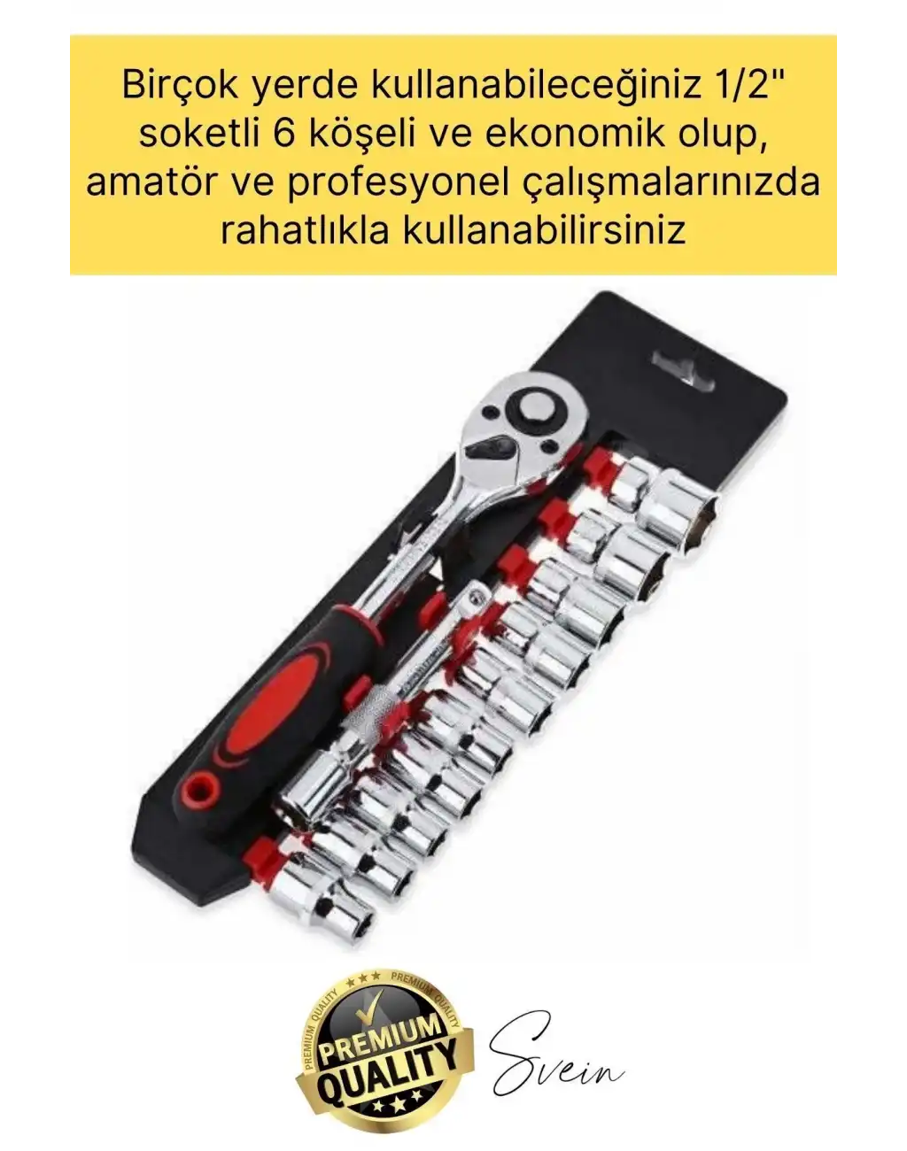 Premium 12 Parça Lokma Anahtar Takımı Cırcırlı Seti Standlı Otomatik Ayarlı Kilitli Mandallı Somun