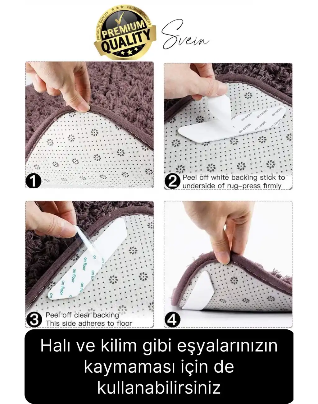 Premium Çivisiz Resim Çerçeve İz Bırakmaz Sökülebilen Tablo Asma Bandı 4lü Set Cırt Bant Yapışkan