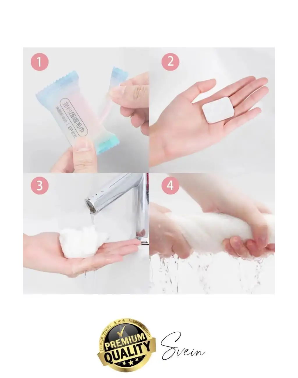 Çok Kullanışlı 20li Sihirli Tablet Suda Islanınca Büyüyen Sıkıştırılmış El Havlu Bez Doğal Pamuk