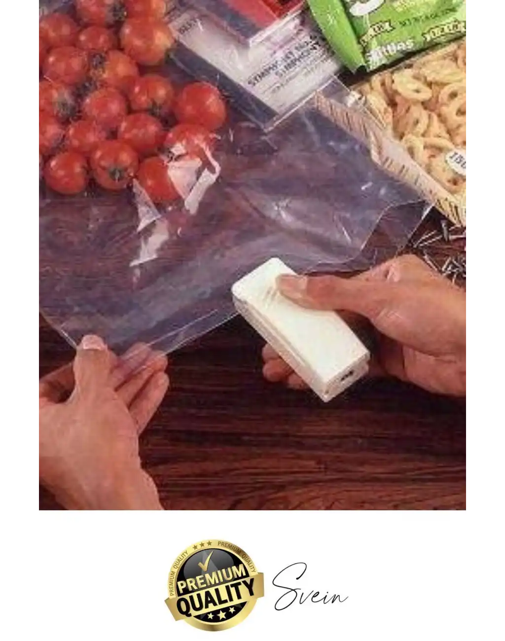 Plastik Poşet Kapatıcı Mühürlü Gıda Sızdırmaz Ambalaj Makinesi Atıştırmalık Paketlik Klipsli Saklama