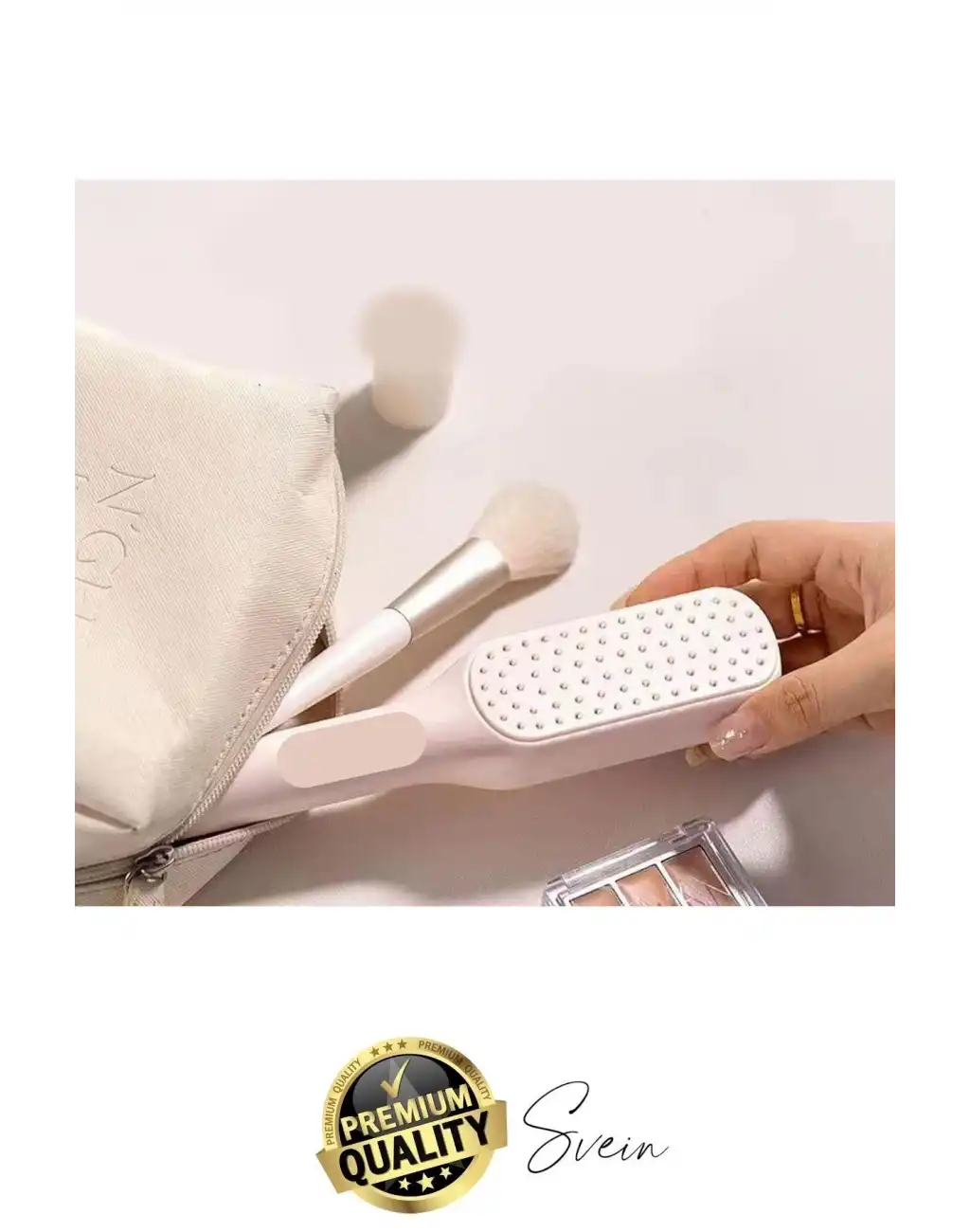 Otomatik Kendini Temizleyen Tarak Sihirli Geri Çekilebilir Saç Fırçası Masaj Anti-Statik Güzellik