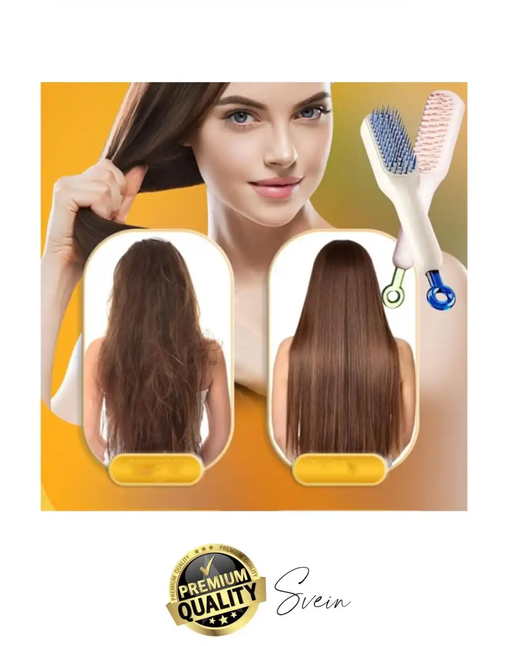 Otomatik Kendini Temizleyen Tarak Sihirli Geri Çekilebilir Saç Fırçası Masaj Anti-Statik Güzellik