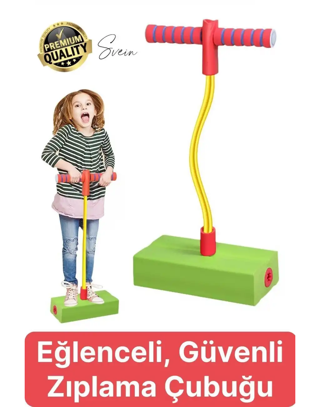 Çocuklar İçin Zıplama Çubuğu Köpük Pogo Jumper Eğlenceli Güvenli Sopa Dayanıklı Atlama Direk Spor