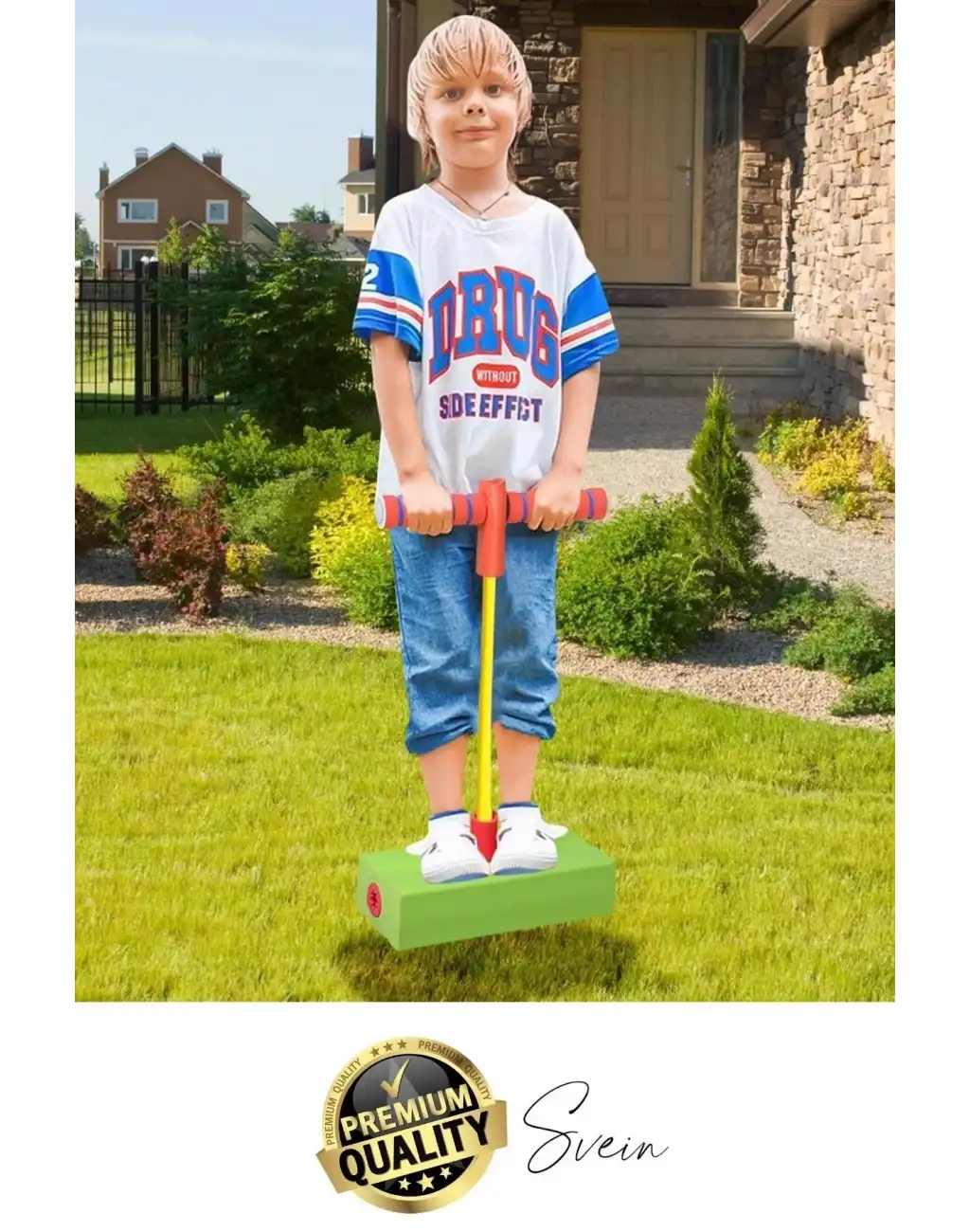 Çocuklar İçin Zıplama Çubuğu Köpük Pogo Jumper Eğlenceli Güvenli Sopa Dayanıklı Atlama Direk Spor