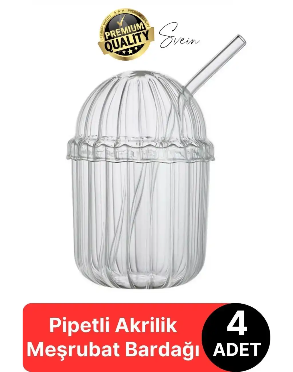 4lü Kapaklı Cam Pipetli Kristal Sert Mika Bardak Limonata Çay Kahvaltı Kupa Kahve Fincan Pinterest