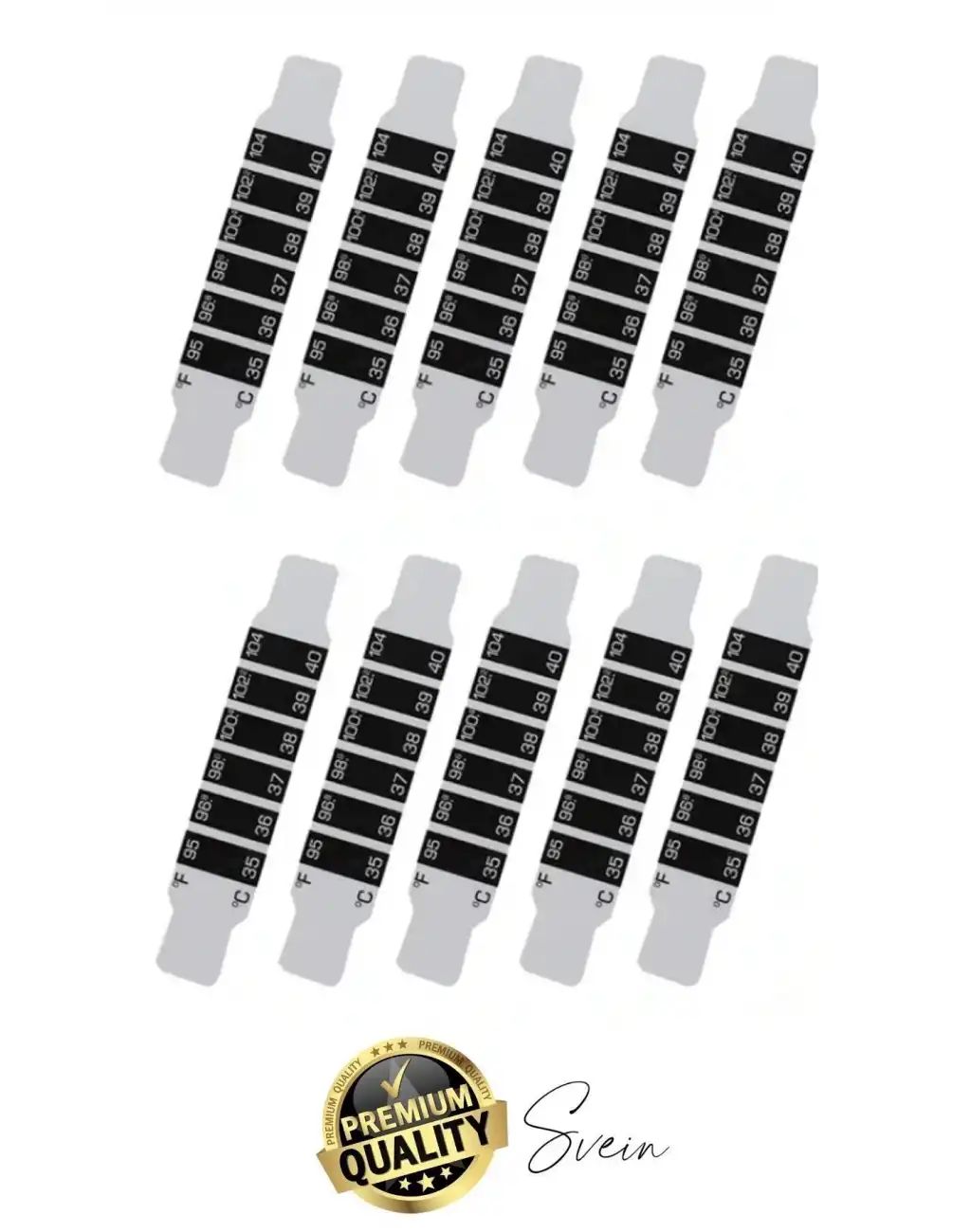 5li Alın Şerit Termometre Esnek Kullanımlık Su Süt Isı Ateş Vücut Bebek Çocuk Sıcaklık Ölçer