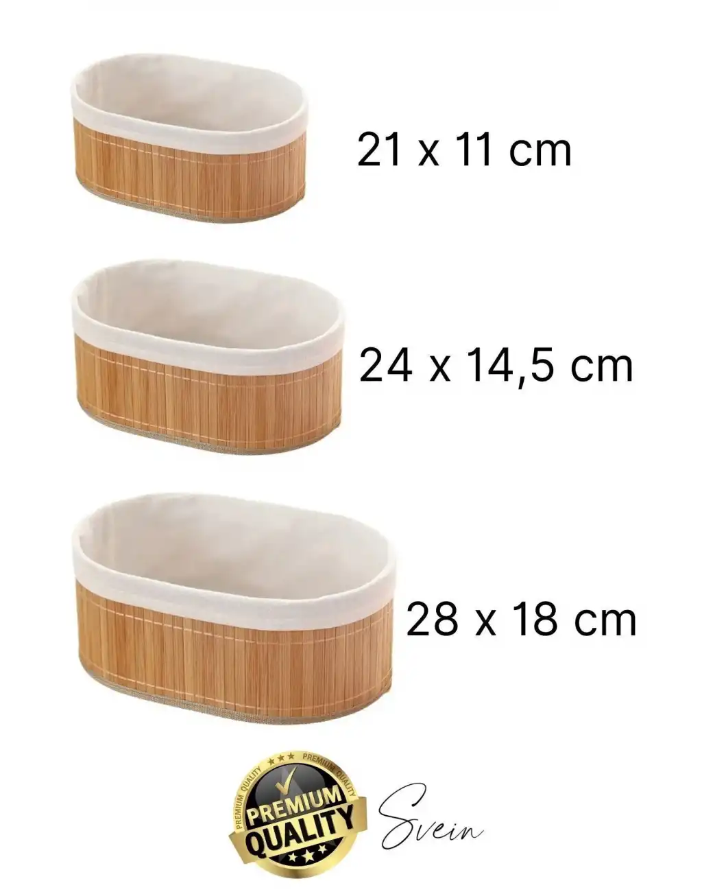 3lü Çok Amaçlı Bambu Düzenleyici Banneton Örtülü Sepet Eşya Kutusu Saklama Banyo Kozmetik Organizer