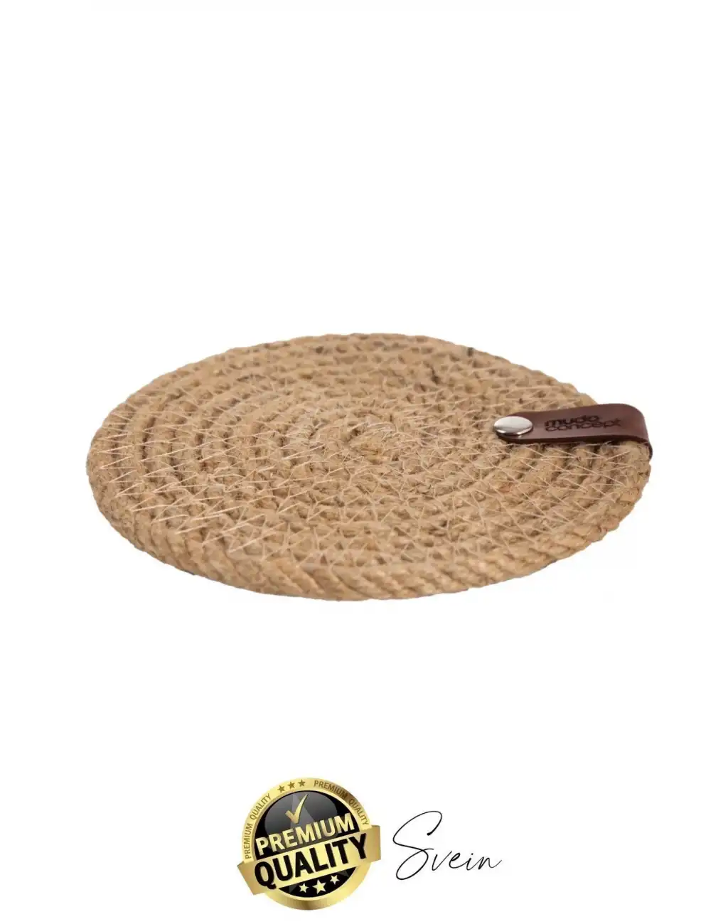 Özel Üretim 6 Adet Jüt Dokuma Halat İçecek Bardak Altlığı Seti Hasır Yuvarlak Sofra Rattan El Yapımı