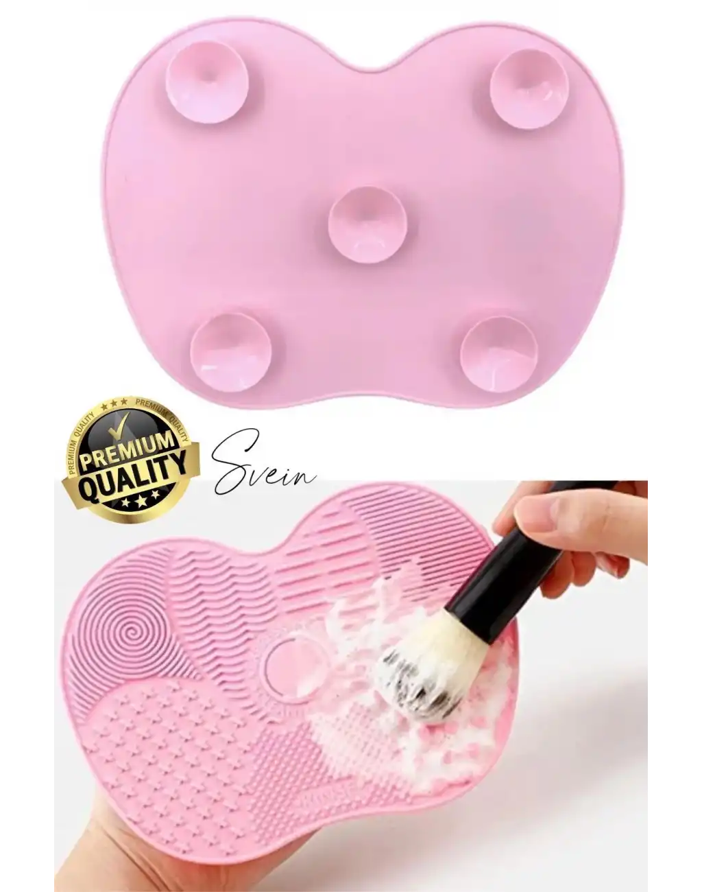 Pratik Yeni Silikon Fırça Temizleyici Kozmetik Makyaj Yıkama Jel Mat Ped Temizleme Bakım Taşınabilir