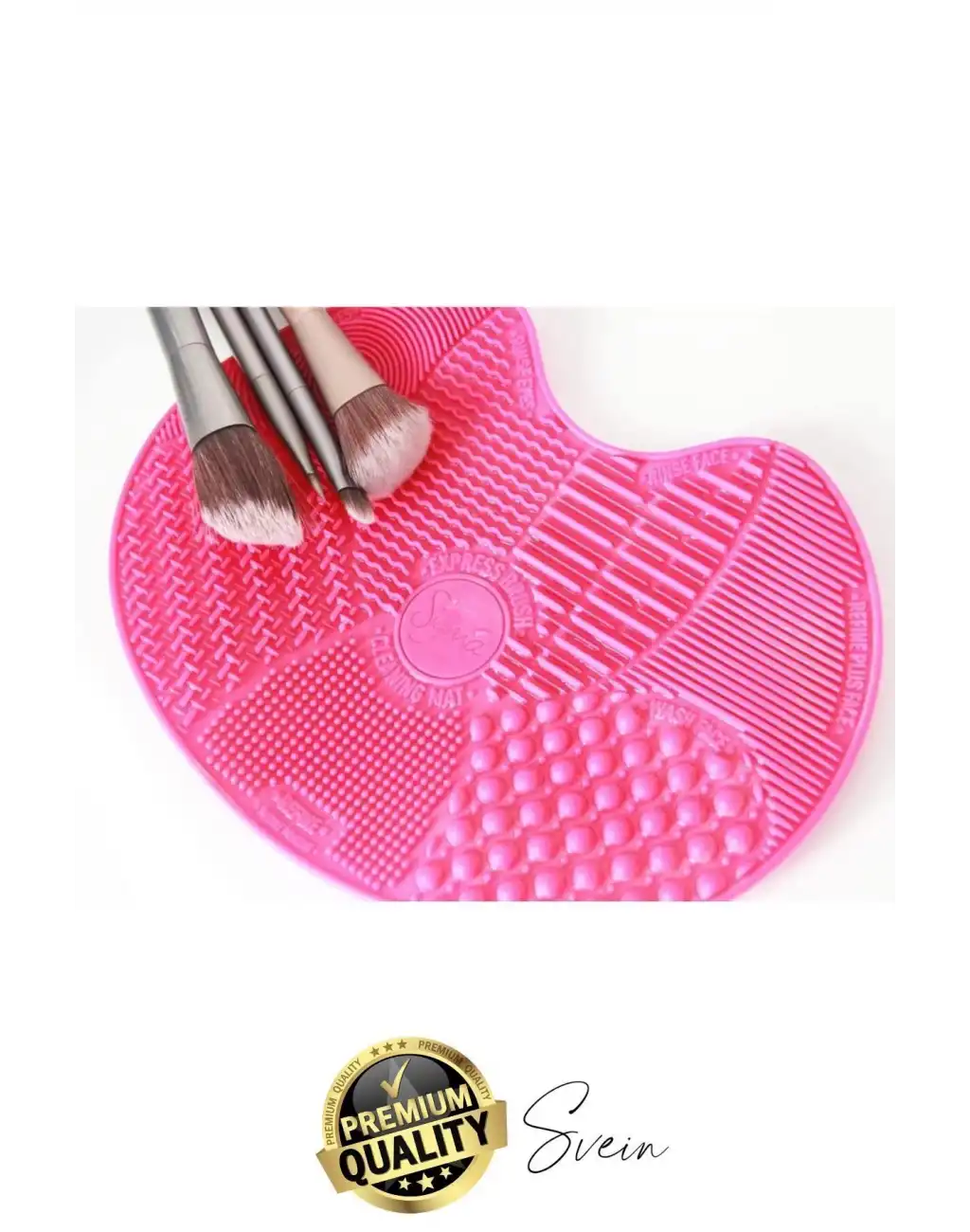 Pratik Yeni Silikon Fırça Temizleyici Kozmetik Makyaj Yıkama Jel Mat Ped Temizleme Bakım Taşınabilir