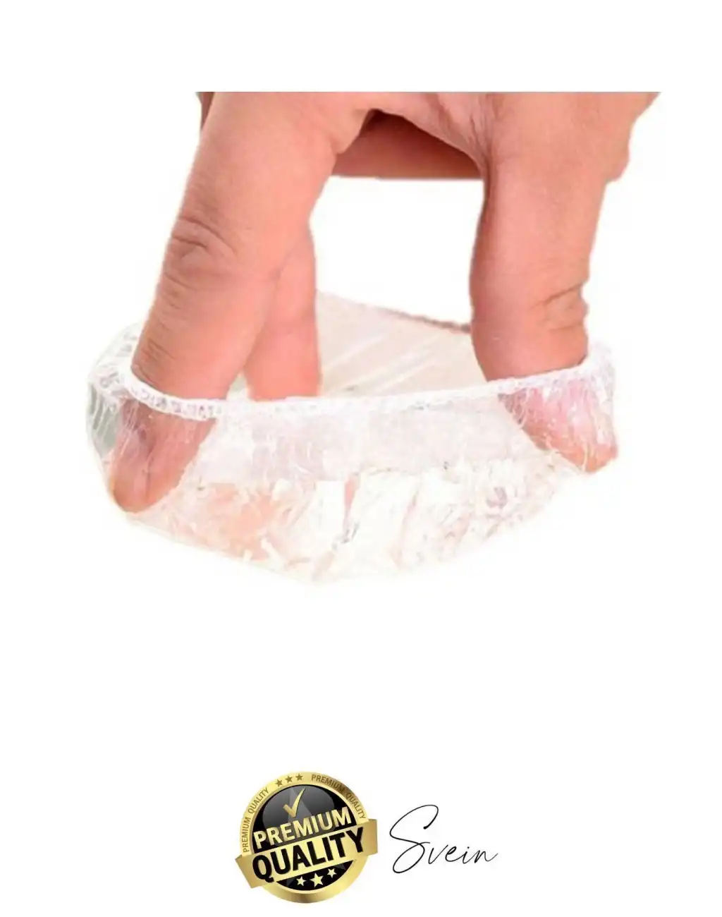 Pratik Su Geçirmez Çocuk Yetişkin Koruyucu Dayanıklı Esnek Şeffaf Uyumlu Lastikli Kulak Bonesi