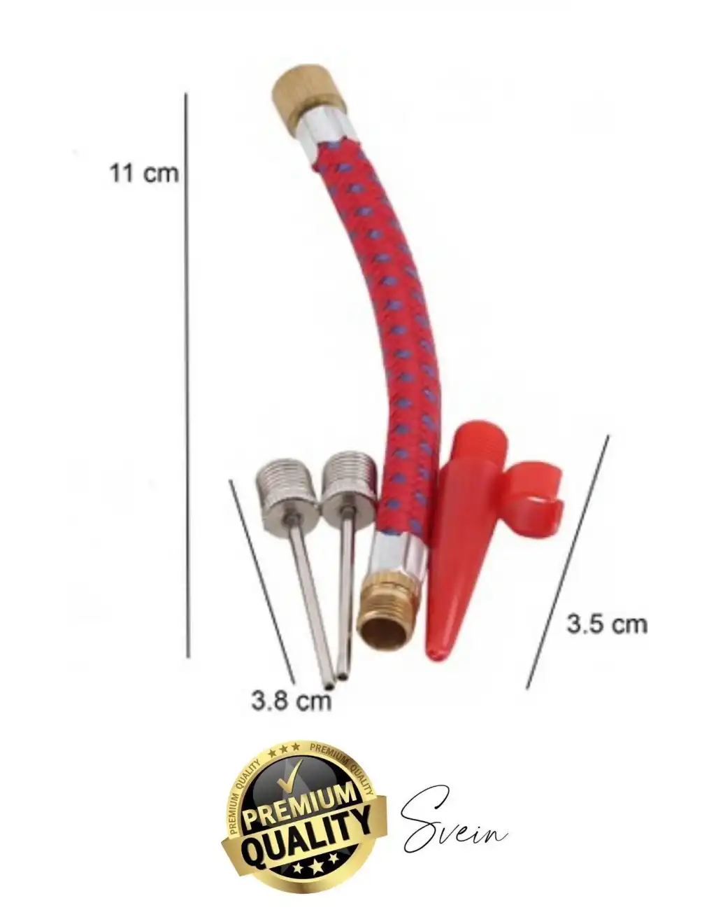 5 Parça Hava Şişirme Ucu İğnesi Aparatı Sibop Seti Spor Topu Basketbol Futbol Bisiklet Lastik Amaçlı