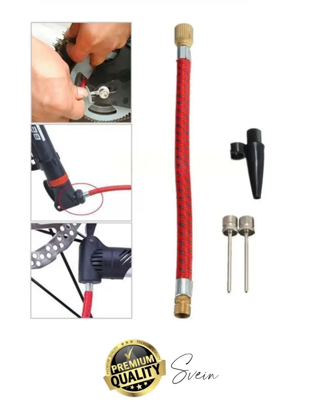 5 Parça Hava Şişirme Ucu İğnesi Aparatı Sibop Seti Spor Topu Basketbol Futbol Bisiklet Lastik Amaçlı