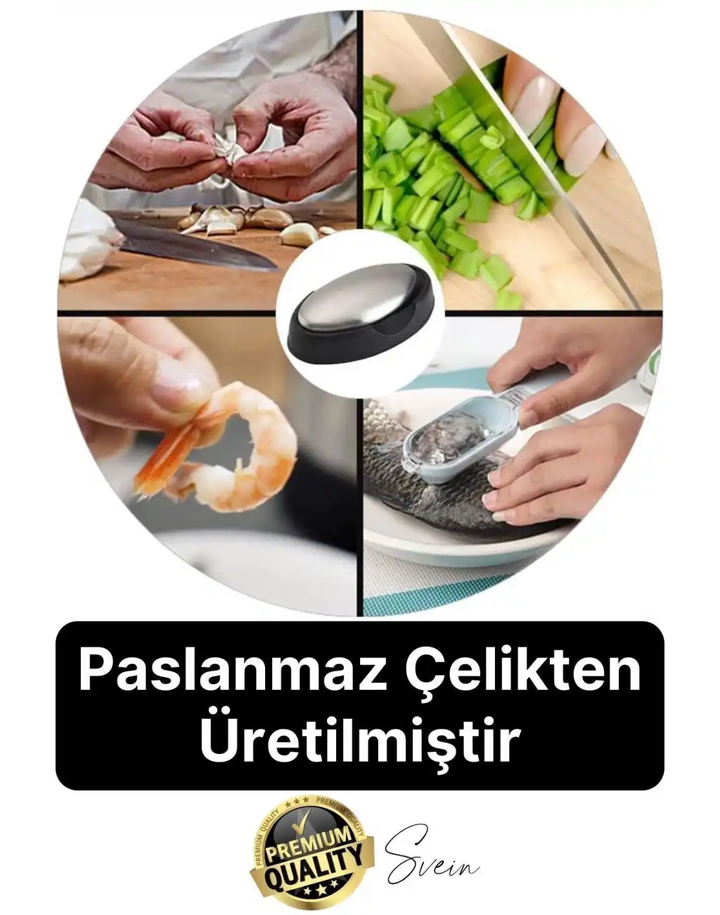 Paslanmaz Çelik Sabun Ellerden Güçlü Kötü Soğan Sarımsak Koku Giderici Temizleyici Mutfak Aletleri