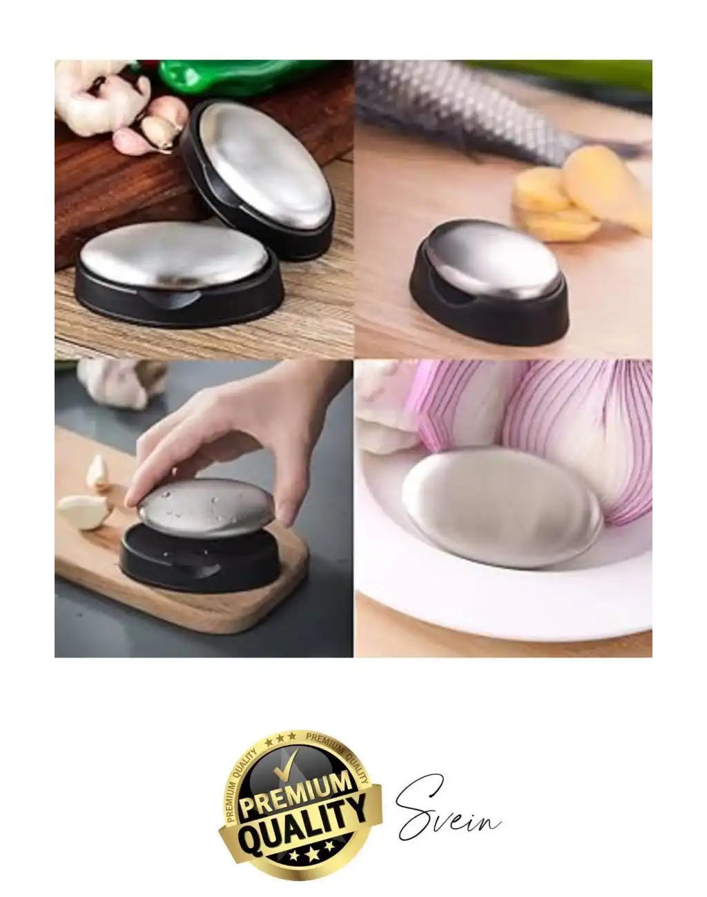 Paslanmaz Çelik Sabun Ellerden Güçlü Kötü Soğan Sarımsak Koku Giderici Temizleyici Mutfak Aletleri