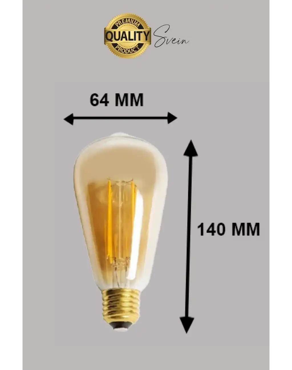 Cata 2 Adet Vintage Spiral Filament Rustik Retro Akkor LED Ampul Yüksek Işıklandırma Lamba Gün Işığı E27