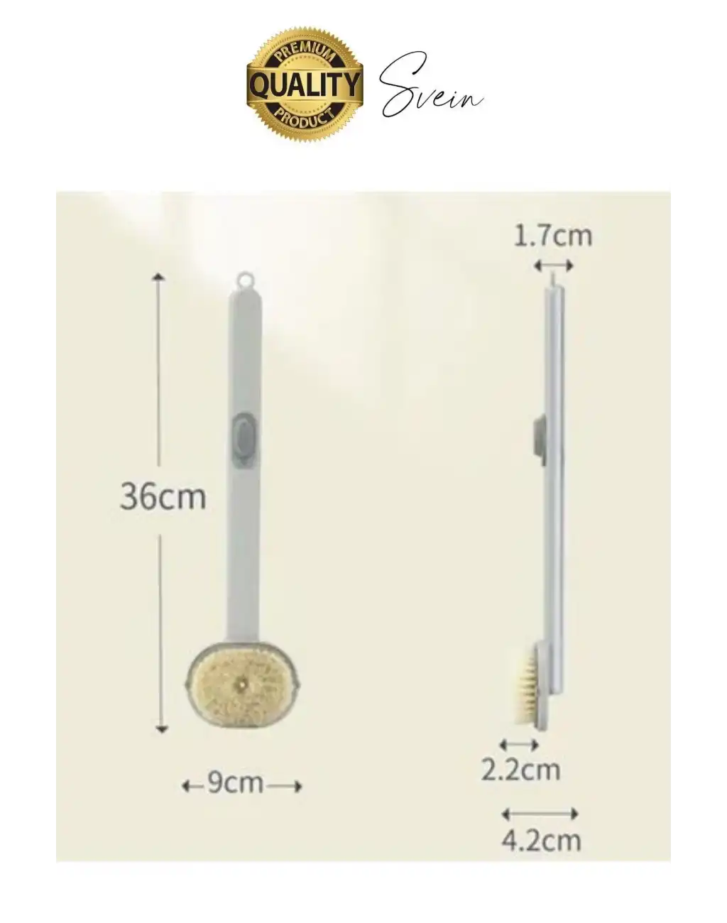 Saplı Sıvı Sabun Duş Jeli Şampuan Peeling Etkili Silikon Hazneli Pratik Sırt Kesesi Duş Fırçası