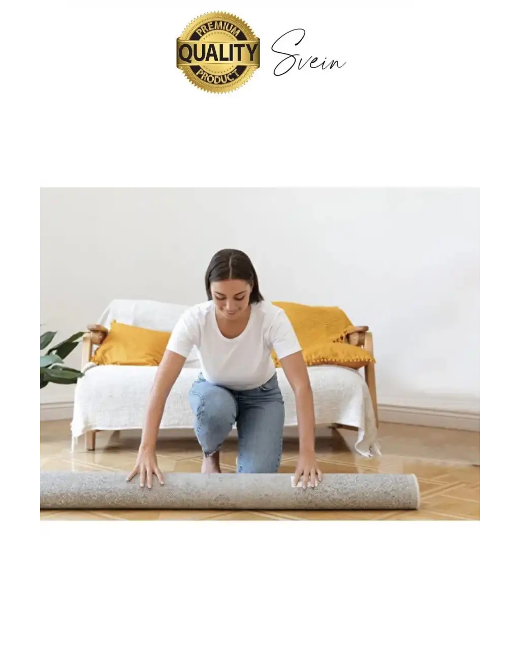 Halı Kılıfı Poşeti Çuvalı Kabı PVC Pencereli Hurcu Hunç Çizgili Model Saklama Organizeri 4 M2