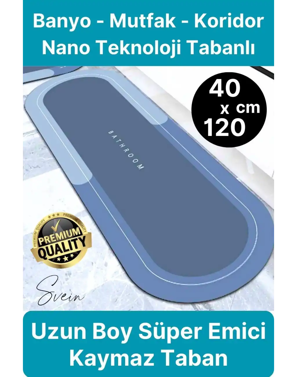 Süper Emici Uzun Büyük Boy Duş Banyo Mat Kaymaz Halı Kilim Basit Mutfak Yumuşak Kapı Küvet Ev