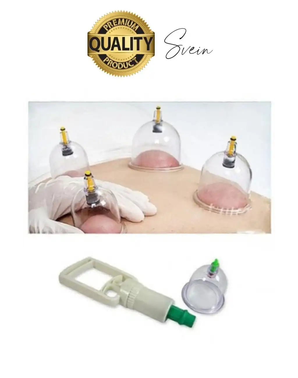 Özel Üretim Fizyoterapi Seri 12 Parça Vakumlu Masaj Etkili Hacamat Kupa Çekme Seti Masaj Sırt