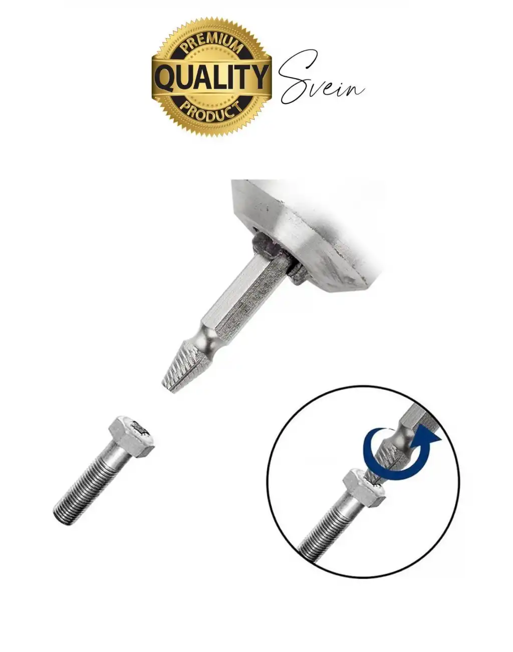 4lü Paslanmaz Çelik Hasarlı Bozuk Kırık Dübel Vida Sökücü Set Kutulu Çivi Çıkarıcı Matkap Uç