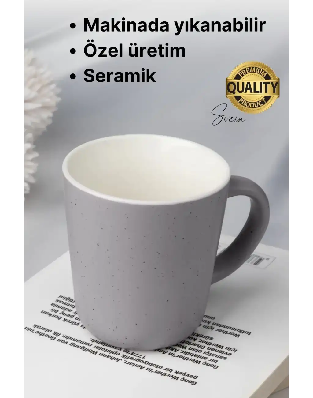 Premium Özel Üretim Seramik Kupa Bardak Dayanıklı Yıkanabilir Sıcak Soğuk Çay Kahve Gündelik Mug