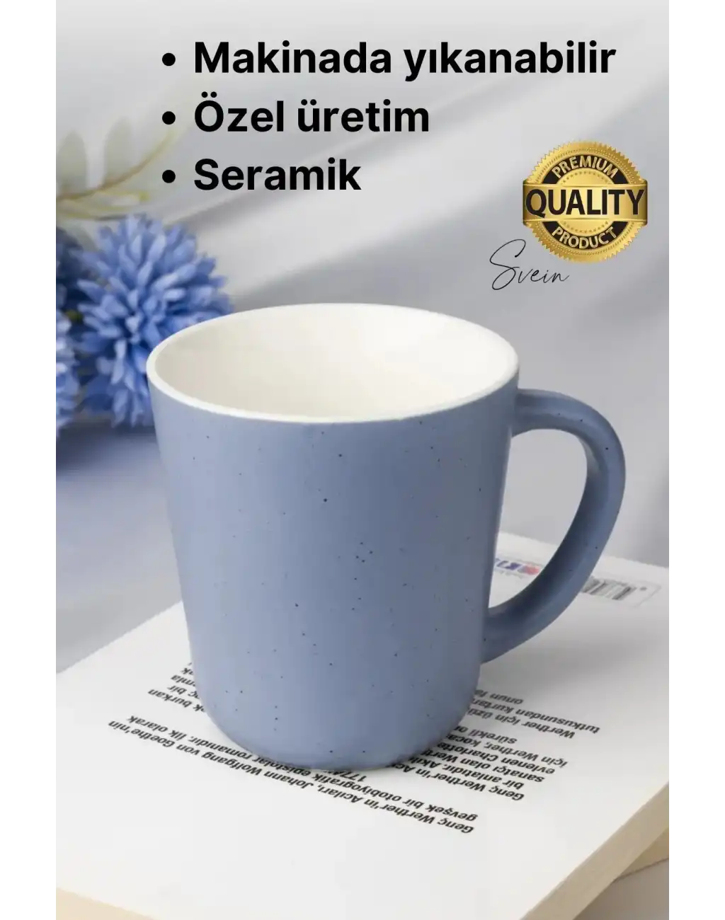 Premium Özel Üretim Seramik Kupa Bardak Dayanıklı Yıkanabilir Sıcak Soğuk Çay Kahve Gündelik Mug