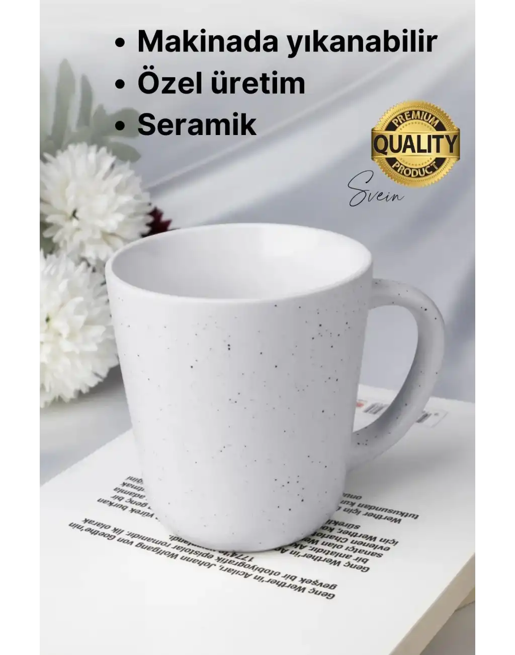 Premium Özel Üretim Seramik Kupa Bardak Dayanıklı Yıkanabilir Sıcak Soğuk Çay Kahve Gündelik Mug