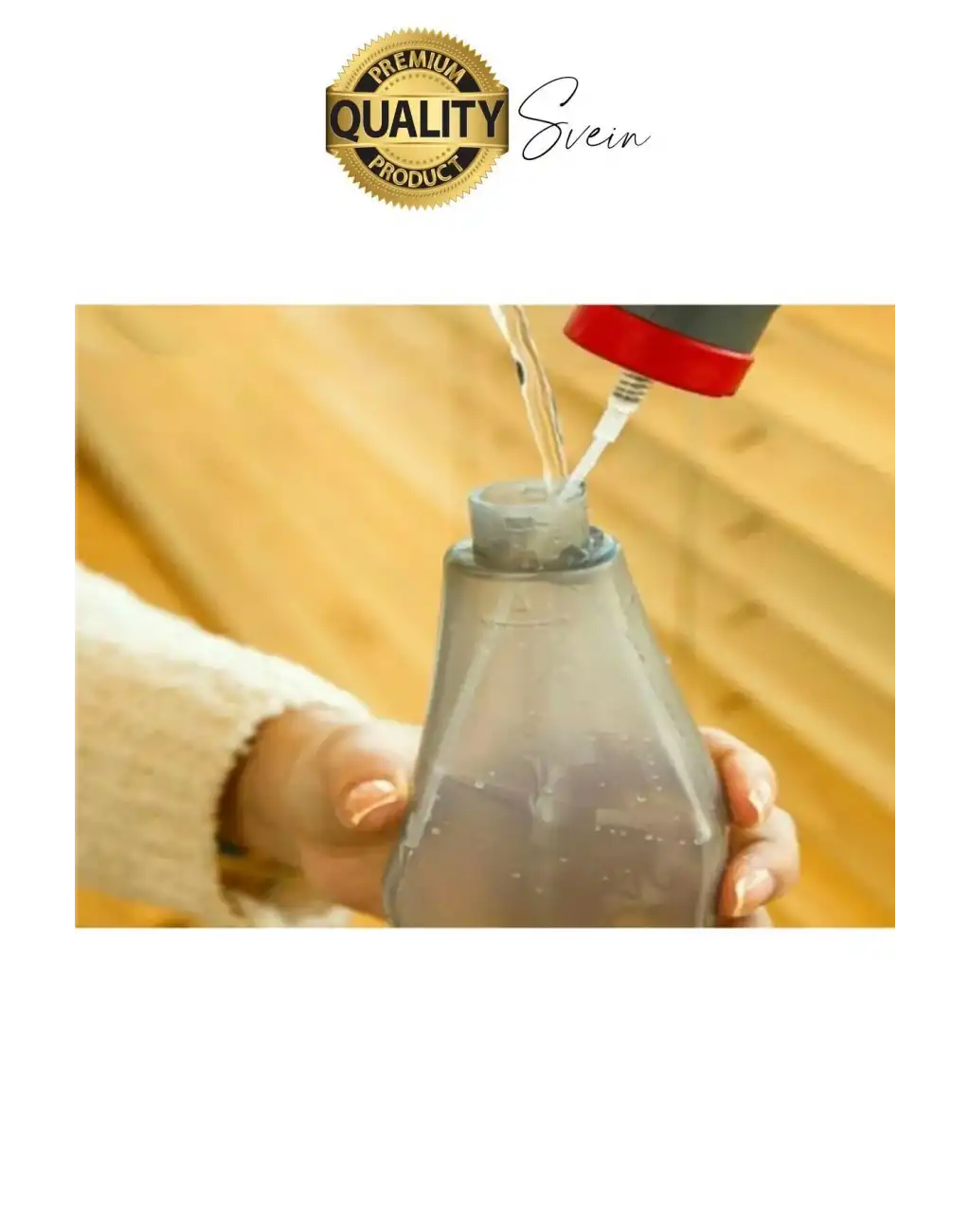 Pratik Hazneli Spreyli Pencere Cam Yüzey Temizleyici Şişesi ve Mikrofiber Bezi Silecekli Fırça