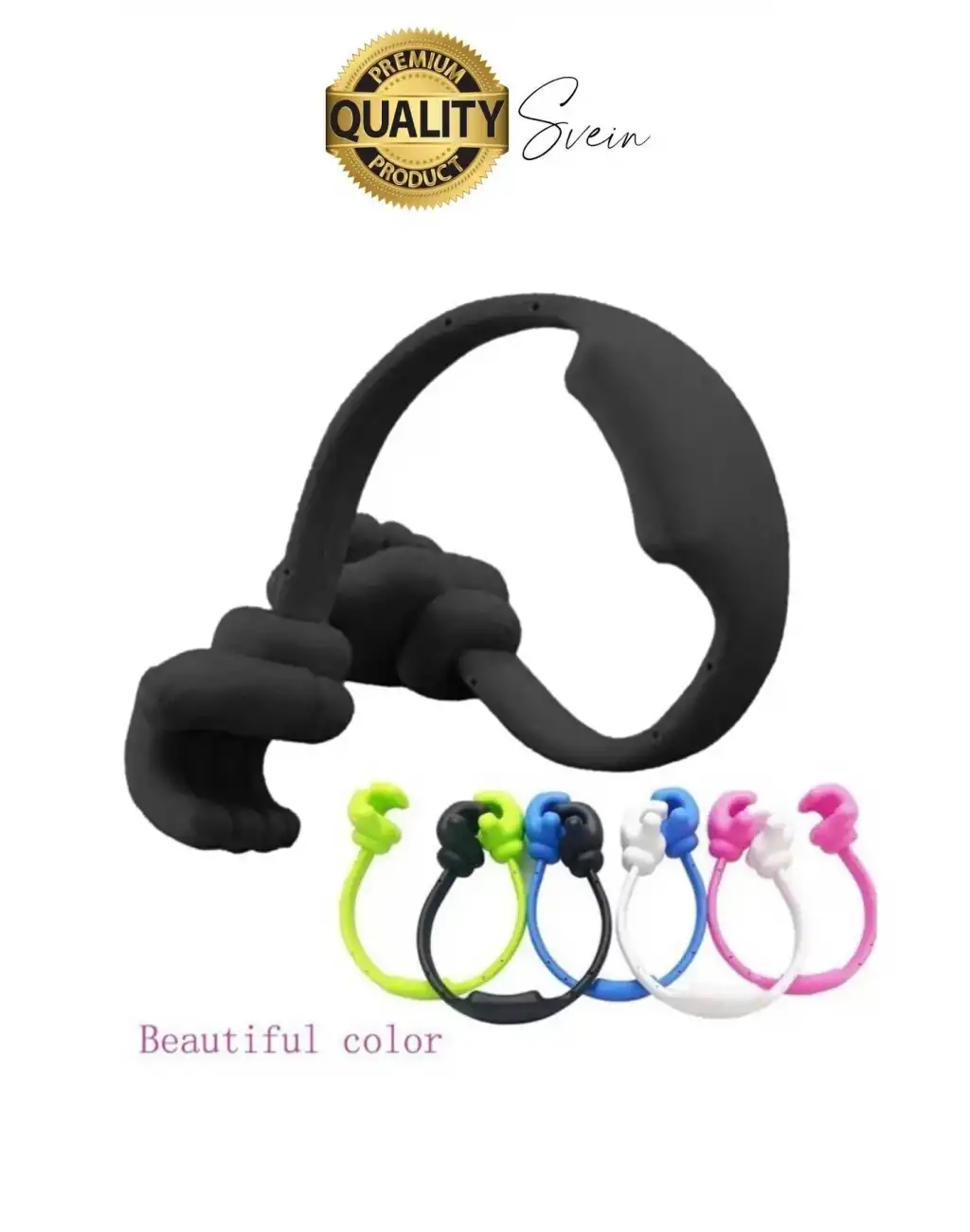 Sevimli 2 El Ayarlı Dikey Yatay Baş Parmak Şekilli Dekoratif Tablet Ekran Tutucu Mobil Masaüstü