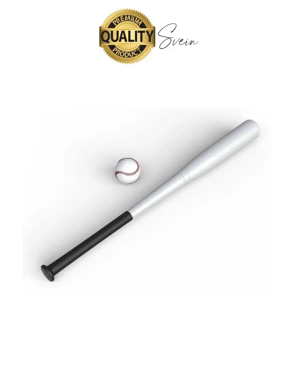 Özel Üretim %100 Metal Alaşım Orijinal 25 inç 64cm Metal Beyzbol Sopası Mükemmel Kavrayış Kırılmaz