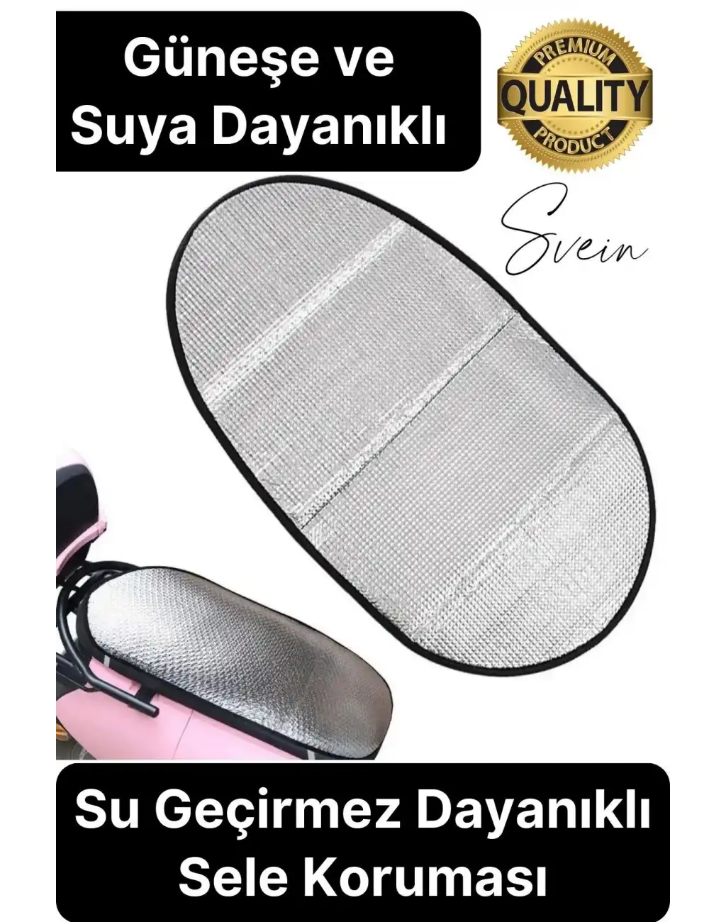 Premium Motosiklet Koruma Kılıfı Dayanıklı Su Geçirmez Sızdırmaz Motor Sele Koruma Güneşlik