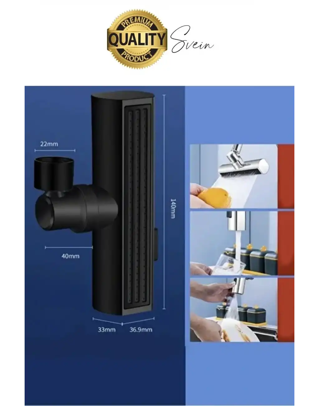 Özel Tasarım Dekoratif Mutfak Su Tasarruflu Krom Çelik 360 Derece Dönen Musluk Çok Fonksiyonlu