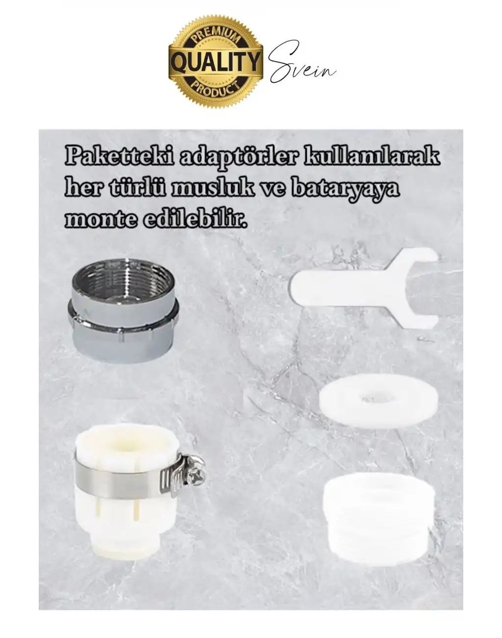 Özel Tasarım Dekoratif Mutfak Su Tasarruflu Krom Çelik 360 Derece Dönen Musluk Çok Fonksiyonlu