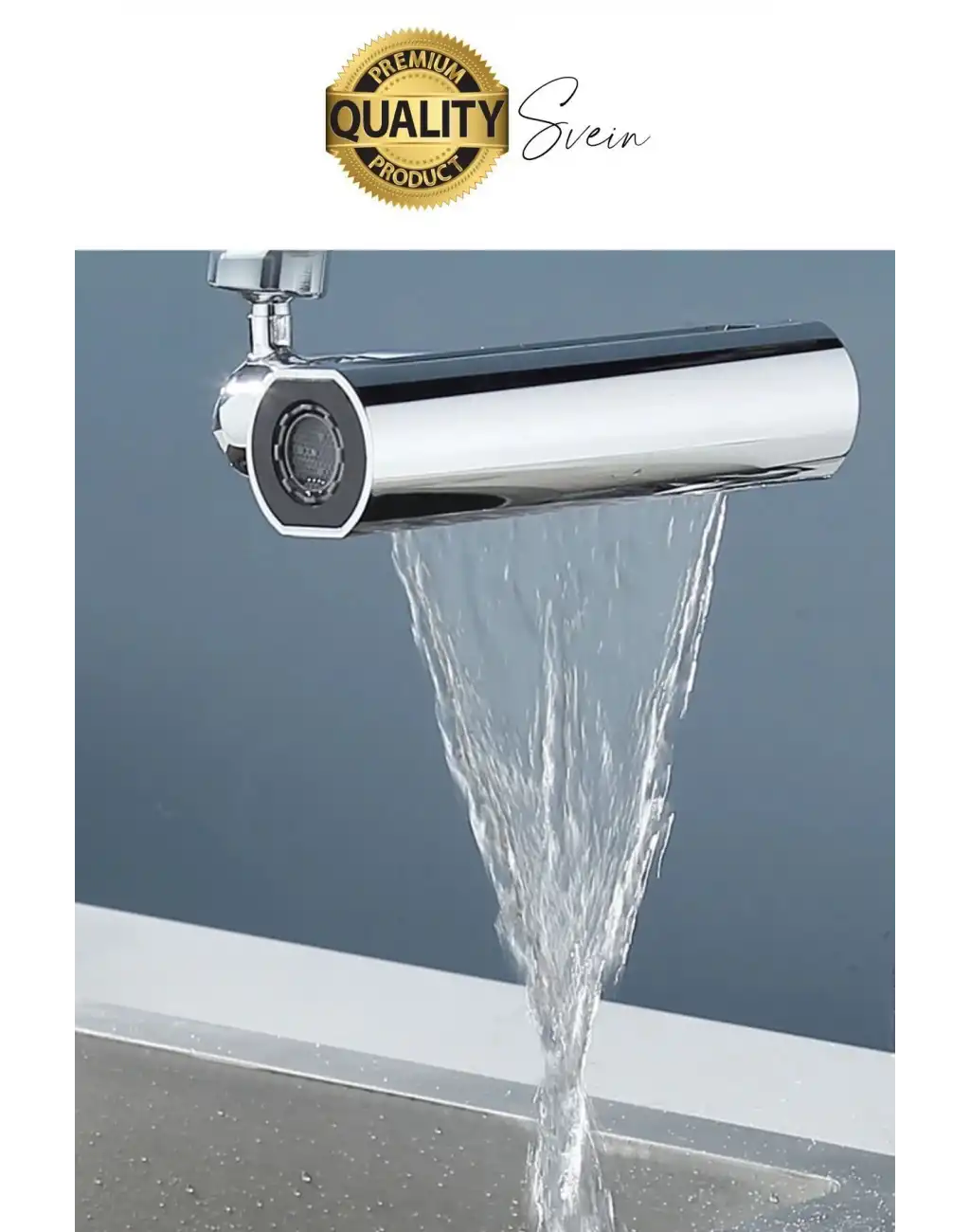 Özel Tasarım Dekoratif Mutfak Su Tasarruflu Krom Çelik 360 Derece Dönen Musluk Çok Fonksiyonlu