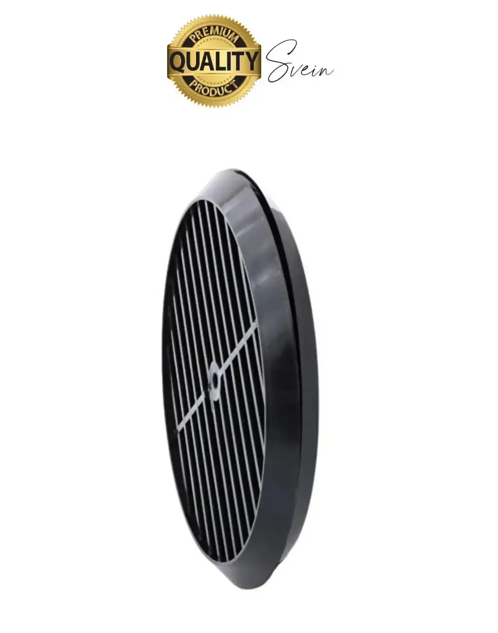 Aç Kapa Yalıtımlı Havalandırma Ayarlı 18cm Siyah Kapak Cam Menfezi Doğalgaz Boşluk Aparatı Başlık