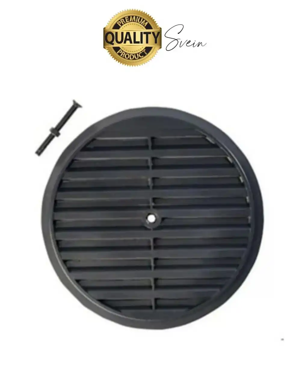 Aç Kapa Yalıtımlı Havalandırma Ayarlı 18cm Siyah Kapak Cam Menfezi Doğalgaz Boşluk Aparatı Başlık