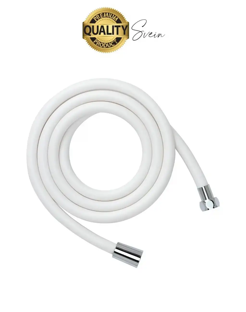 Premium 1,5 mt Beyaz 360 Derece Dönebilen Kıvrılmayan Esnek Yumuşak Silikon Patlamaz Duş Hortumları